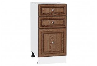 Шкаф нижний с 3-мя ящиками Шале Brown Dreamline / Белый 40 х 48 х 81,6 см