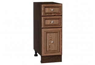 Шкаф нижний с 3-мя ящиками Шале Brown Dreamline / Graphite 30 х 48 х 81,6 см