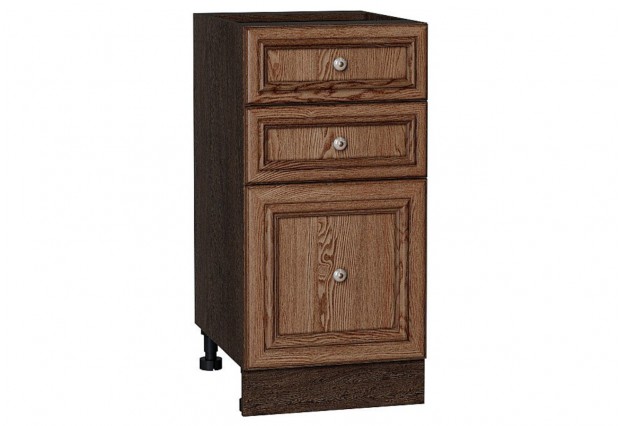 Шкаф нижний с 3-мя ящиками Шале Brown Dreamline / Graphite 40 х 48 х 81,6 см