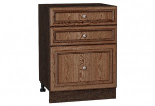 Шкаф нижний с 3-мя ящиками Шале Brown Dreamline / Graphite 60 х 48 х 81,6 см