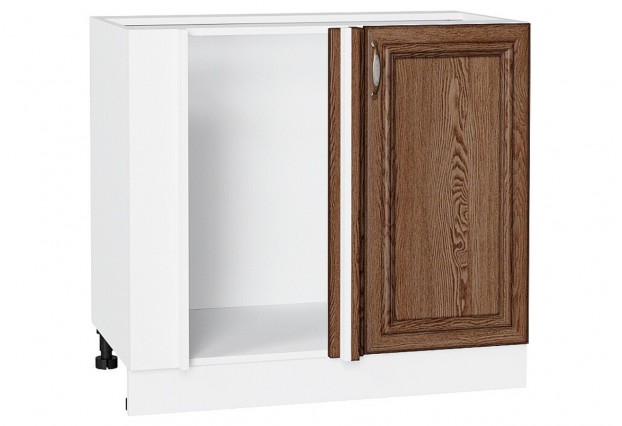 Шкаф нижний угловой Шале Brown Dreamline / Белый 89 х 48 х 81,6 см