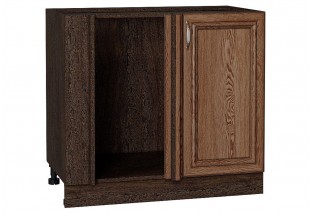 Шкаф нижний угловой Шале Brown Dreamline / Graphite 89 х 48 х 81,6 см