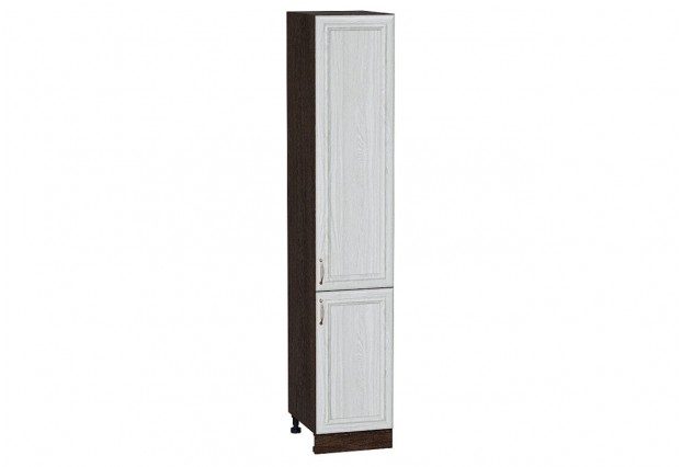 Шкаф пенал с 2-мя дверцами Шале White Dreamline / Graphite 40 х 57,6 х 213,2 см