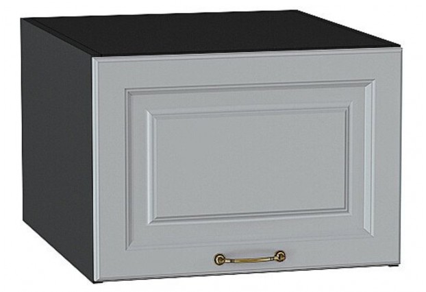 Шкаф верхний горизонтальный глубокий Ницца Графит / Graphite 50 х 57,4 х 35,8 см