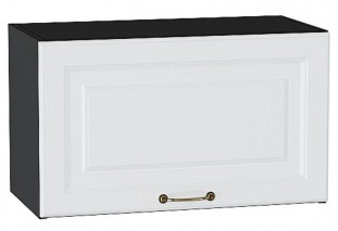 Шкаф верхний горизонтальный Ницца Белый / Graphite 60 х 31,8 х 35,8 см