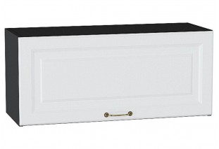 Шкаф верхний горизонтальный Ницца Белый / Graphite 80 х 31,8 х 35,8 см