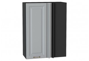 Шкаф верхний прямой угловой Ницца Графит / Graphite 69 х 34,5 х 92 см