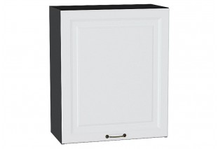 Шкаф верхний с 1-ой дверцей Ницца Белый / Graphite 60 х 31,8 х 71,6 см
