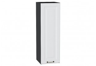 Шкаф верхний с 1-ой дверцей Ницца Белый / Graphite 30 х 31,8 х 92 см