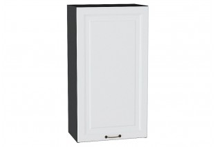 Шкаф верхний с 1-ой дверцей Ницца Белый / Graphite 50 х 31,8 х 92 см