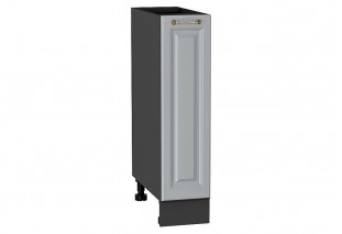 Шкаф нижний бутылочница Ницца Графит / Graphite 20 х 47,8 х 81,6 см