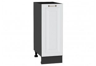 Шкаф нижний с 1-ой дверцей Ницца Белый / Graphite 30 х 47,8 х 81,6 см