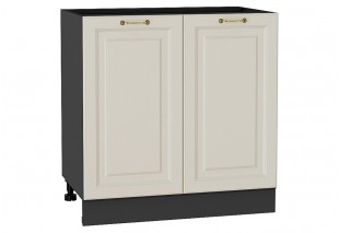 Шкаф нижний с 2-мя дверцами Ницца Агат / Graphite 80 х 47,8 х 81,6 см