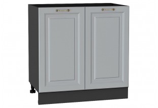 Шкаф нижний с 2-мя дверцами Ницца Графит / Graphite 80 х 47,8 х 81,6 см