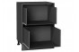 Шкаф нижний с 2-мя ящиками Ницца Графит / Graphite 60 х 47,8 х 81,6 см