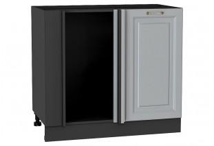 Шкаф нижний угловой Ницца Графит / Graphite 89 х 47,8 х 81,6 см