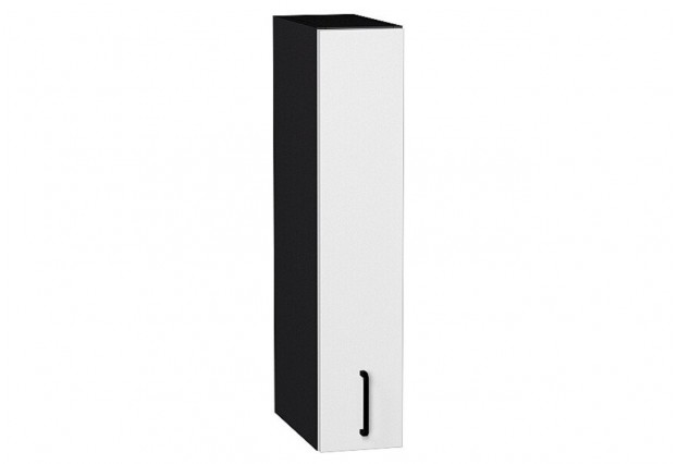 Шкаф верхний бутылочница Лофт Super White / Graphite 15 х 32 х 71,6 см