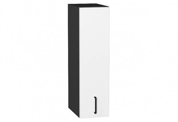 Шкаф верхний бутылочница Лофт Super White / Graphite 20 х 32 х 71,6 см