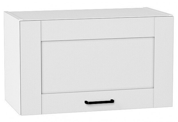 Шкаф верхний горизонтальный Лофт Super White / Белый 60 х 32 х 35,8 см