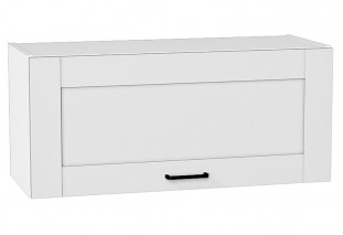 Шкаф верхний горизонтальный Лофт Super White / Белый 80 х 32 х 35,8 см
