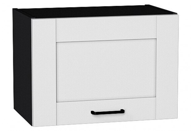Шкаф верхний горизонтальный Лофт Super White / Graphite 50 х 32 х 35,8 см