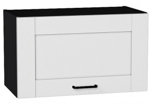 Шкаф верхний горизонтальный Лофт Super White / Graphite 60 х 32 х 35,8 см