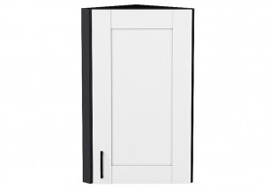 Шкаф верхний торцевой Лофт Super White / Graphite 30 х 30,6 х 71,6 см