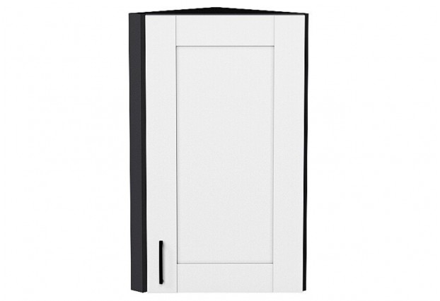 Шкаф верхний торцевой Лофт Super White / Graphite 30 х 30,6 х 71,6 см