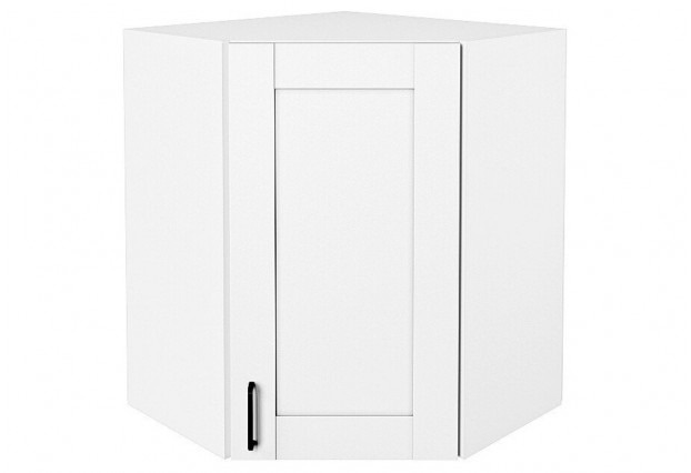Шкаф верхний угловой Лофт Super White / Белый 60 х 60 х 71,6 см
