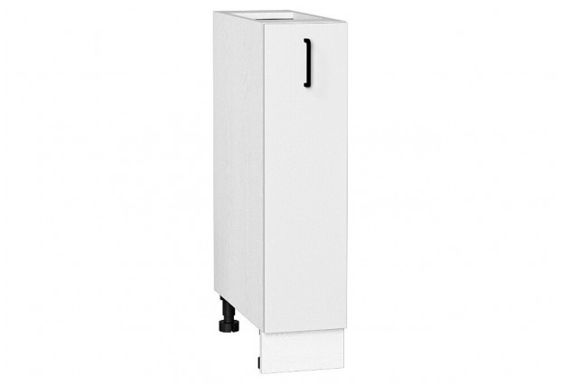 Шкаф нижний бутылочница Лофт Super White / Белый 20 х 48 х 81,6 см