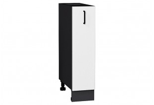 Шкаф нижний бутылочница Лофт Super White / Graphite 20 х 48 х 81,6 см