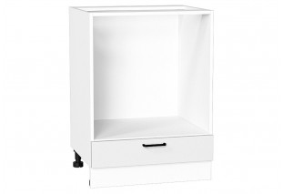 Шкаф нижний под духовку Лофт Super White / Белый 60 х 47,6 х 81,6 см