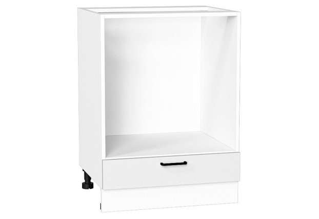 Шкаф нижний под духовку Лофт Super White / Белый 60 х 47,6 х 81,6 см