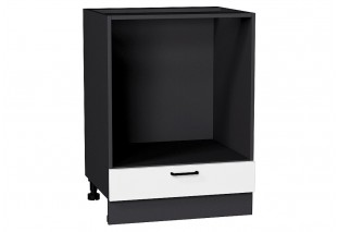 Шкаф нижний под духовку Лофт Super White / Graphite 60 х 47,6 х 81,6 см