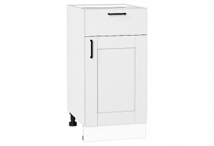 Шкаф нижний с 1-ой дверцей и ящиком Лофт Super White / Белый 40 х 47,8 х 81,6 см