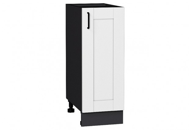 Шкаф нижний с 1-ой дверцей Лофт Super White / Graphite 30 х 48 х 81,6 см