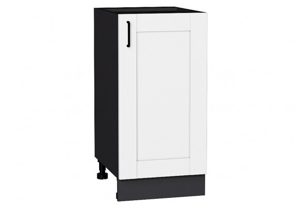 Шкаф нижний с 1-ой дверцей Лофт Super White / Graphite 40 х 48 х 81,6 см