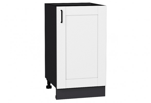 Шкаф нижний с 1-ой дверцей Лофт Super White / Graphite 45 х 48 х 81,6 см