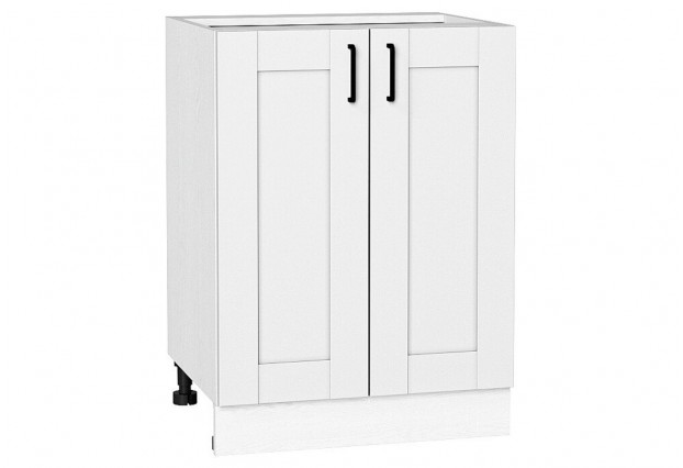Шкаф нижний с 2-мя дверцами Лофт Super White / Белый 60 х 48 х 81,6 см