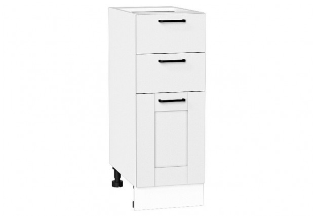 Шкаф нижний с 3-мя ящиками Лофт Super White / Белый 30 х 48 х 81,6 см