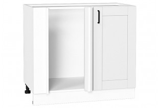 Шкаф нижний угловой Лофт Super White / Белый 89 х 48 х 81,6 см