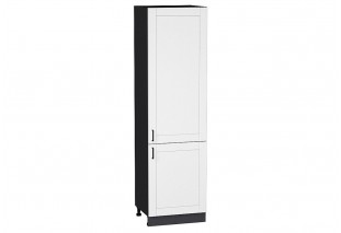 Шкаф пенал с 2-мя дверцами Лофт Super White / Graphite 60 х 57,6 х 213,2 см