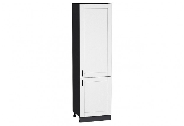 Шкаф пенал с 2-мя дверцами Лофт Super White / Graphite 60 х 57,6 х 213,2 см
