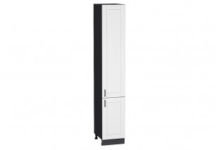 Шкаф пенал с 2-мя дверцами Лофт Super White / Graphite 40 х 57,6 х 233,6 см