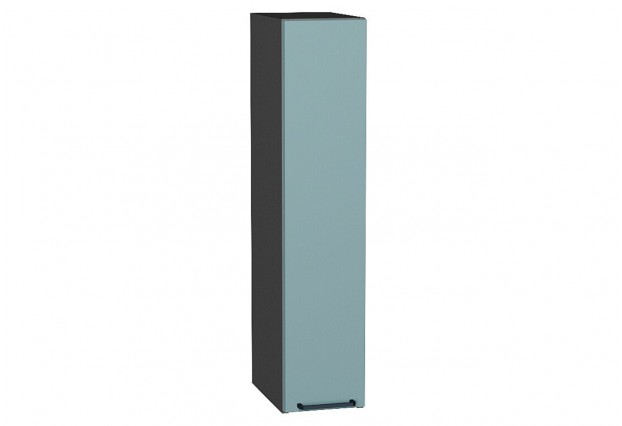 Шкаф верхний бутылочница Флэт Grey-green In 2S / Graphite 20 х 31,8 х 92 см