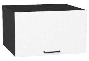 Шкаф верхний горизонтальный глубокий Флэт White In 2S / Graphite 60 х 57,4 х 35,8 см