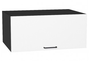 Шкаф верхний горизонтальный глубокий Флэт White In 2S / Graphite 80 х 57,4 х 35,8 см