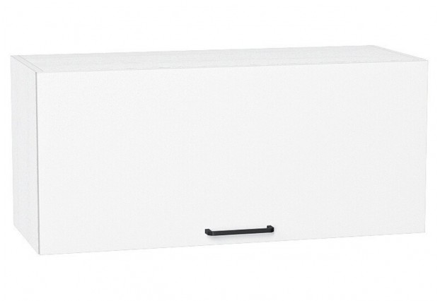 Шкаф верхний горизонтальный Флэт White In 2S / Белый 80 х 31,8 х 35,8 см