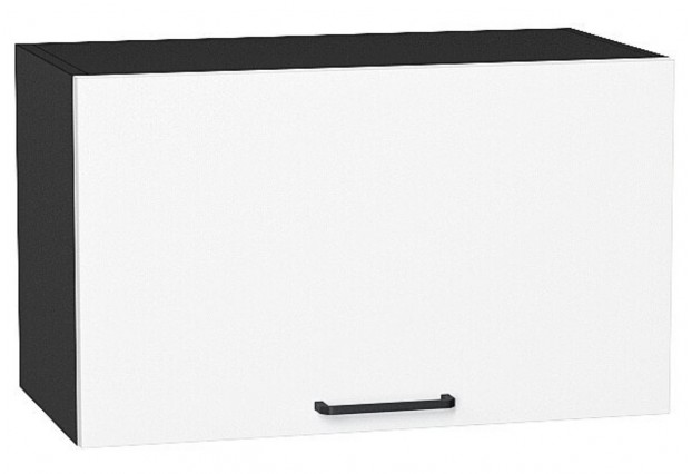 Шкаф верхний горизонтальный Флэт White In 2S / Graphite 60 х 31,8 х 35,8 см