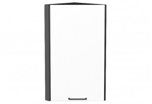 Шкаф верхний торцевой Флэт White In 2S / Graphite 30 х 30,6 х 71,6 см